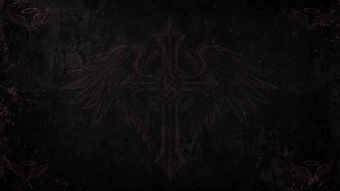 Good Sins winged cross emblem